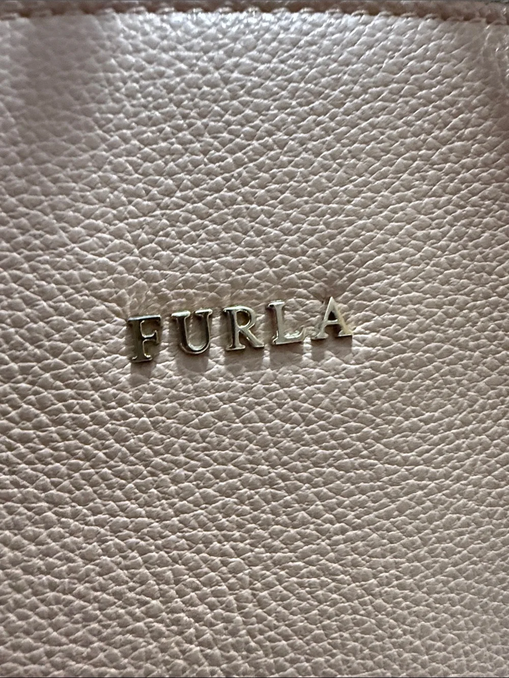 Furla Beige Leather Top-Handle Satchel - Picture 3 of 13